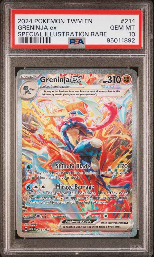PSA 10 Greninja ex 214/167