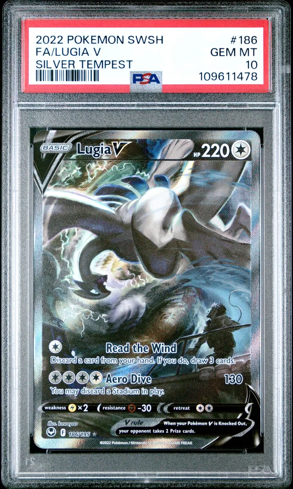 PSA 10 Lugia V 186/195