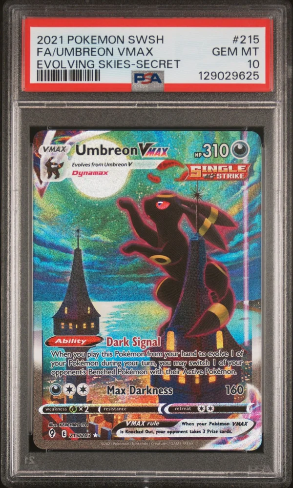 PSA 10 Umbreon VMAX 215/203